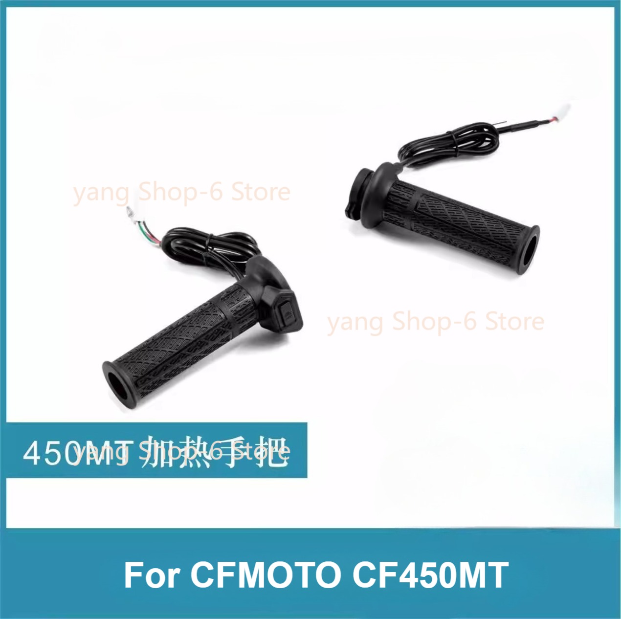 Handlebar Grip Heated - 1 ペアオートバイオリジナル部品熱暖かい加熱ハンドルバーバーグリップアセンブリ CFMOTO 450MT CF450MT