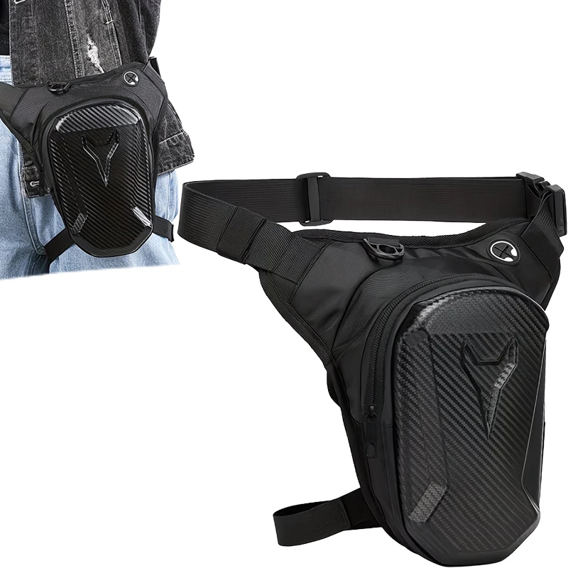 Motorcycle Gear Companies - オートバイ用レッグタンクバッグ 防水ウエストパック クロスボディ ライダー バイカー ドロップサイバッグ