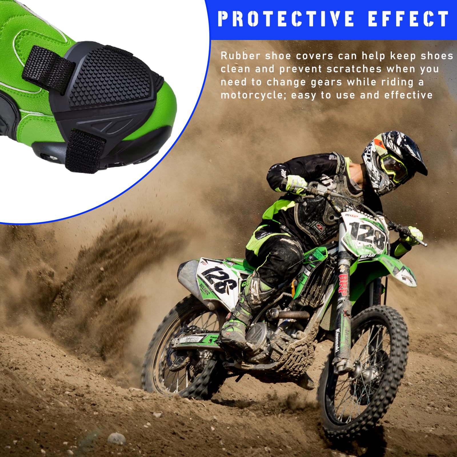 Motorcycle Gear For Woman - オートバイのギアシフトパッドとシューカバー、ユニバーサルフィット、耐久性のあるブーツプロテクター、男性と女性のライディングアクセサリー