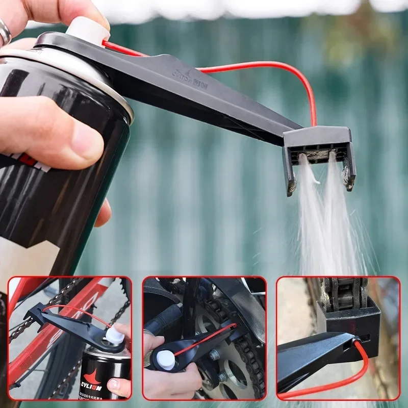 Motorcycle Gear Oil For Chain - バイクチェーンオイル供給装置 チェーン清掃・メンテナンス用オイラースプレーギア バイク用機器 修理ツール アタッチメント