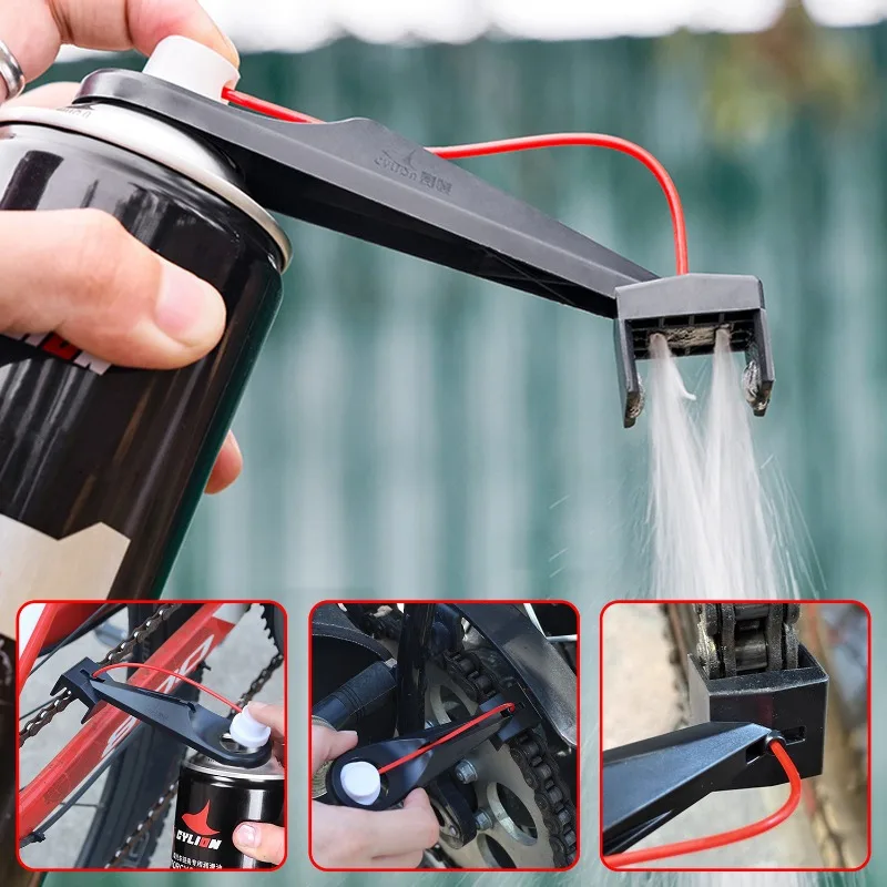 Motorcycle Gear Oil For Chain - オートバイチェーンオイル注入装置 チェーン洗浄・メンテナンス用オイラースプレー ギア オートバイ用品 修理工具 アタッチメント