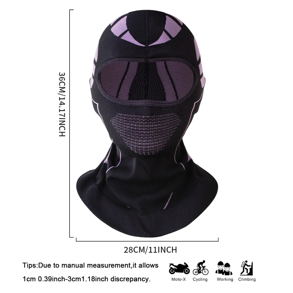 バイク用バラクラバフェイスマスク、男女兼用ウィンタースキーマ - Motorcycle Gear For Woman のレビューと価格