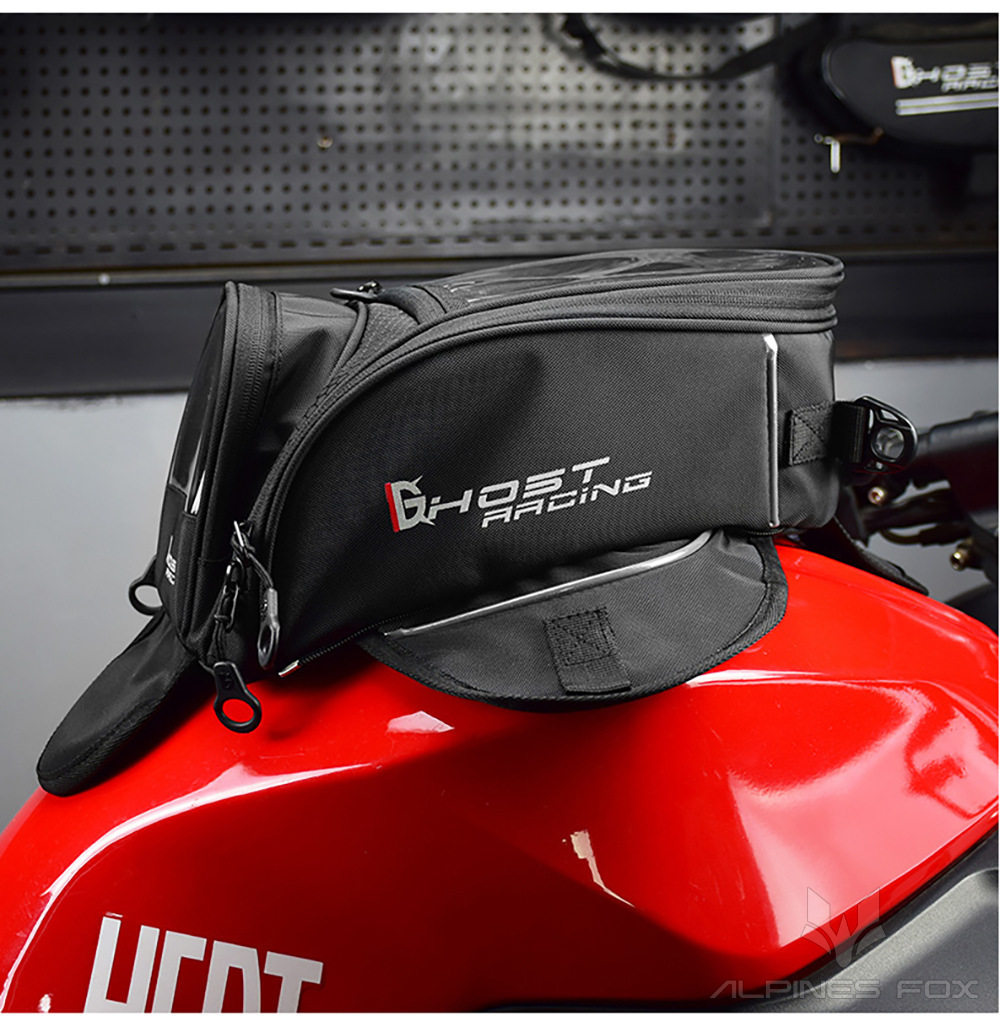 ユニバーサルバイク用燃料タンクスリングバッグ 防水タッチスク - Motorcycle Gear Companies のレビューと価格