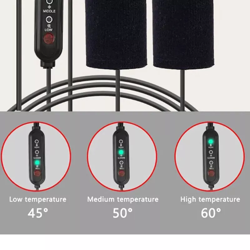 5V 2A オートバイ加熱ハンドグリップ 3 ギア USB  - Handlebar Grip Heated のレビューと価格