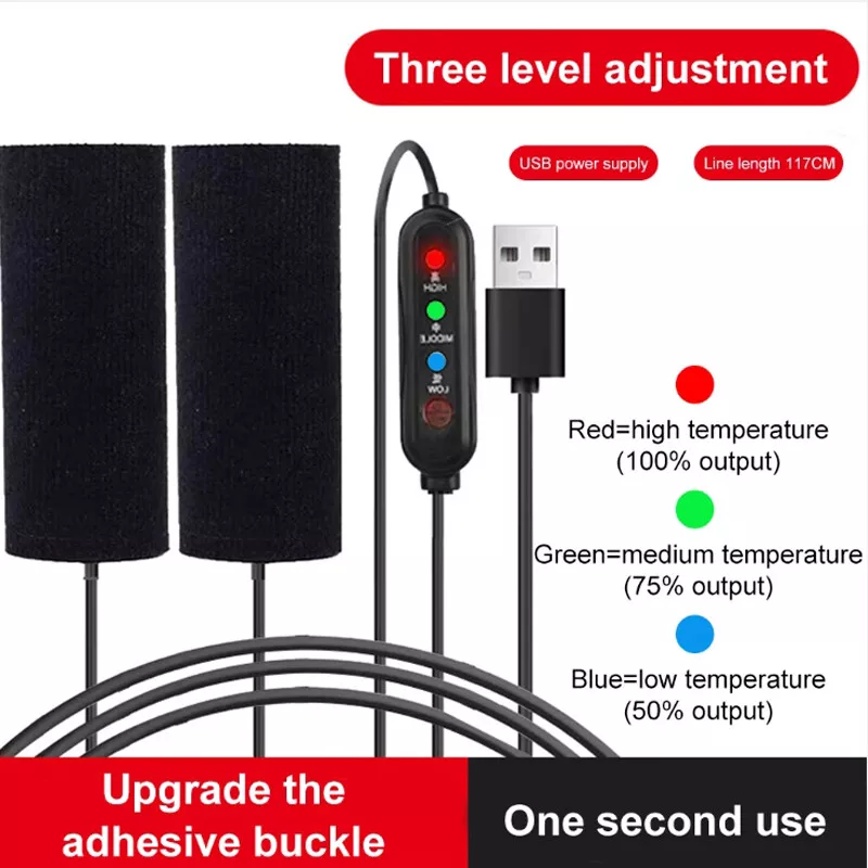 5V 2A オートバイ加熱ハンドグリップ 3 ギア USB  - Handlebar Grip Heated のレビューと価格