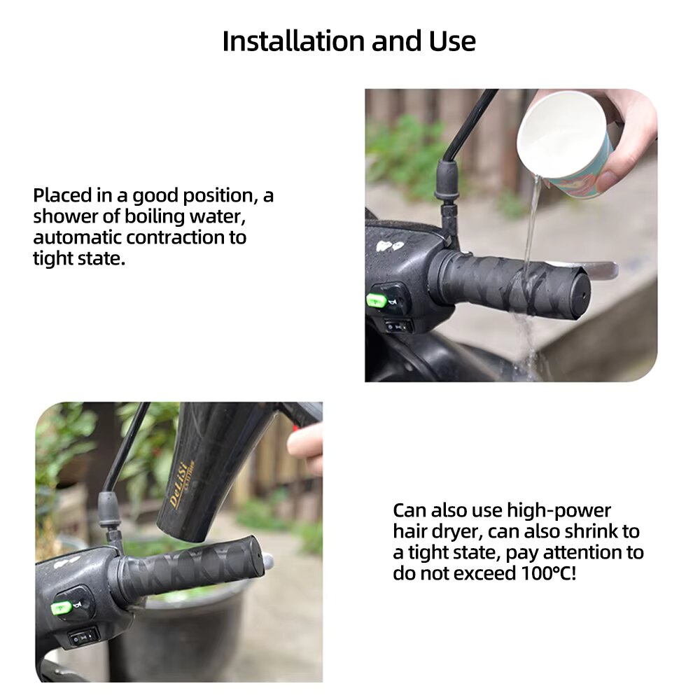 SEAMETAL オートバイハンドルバーカバーバイク熱収縮グ - Handlebar Grip Heated のレビューと価格