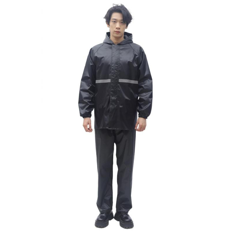 男性と女性のための防水フード付きコートとパンツ,反射ストリッ - Motorcycle Gear Mens のレビューと価格
