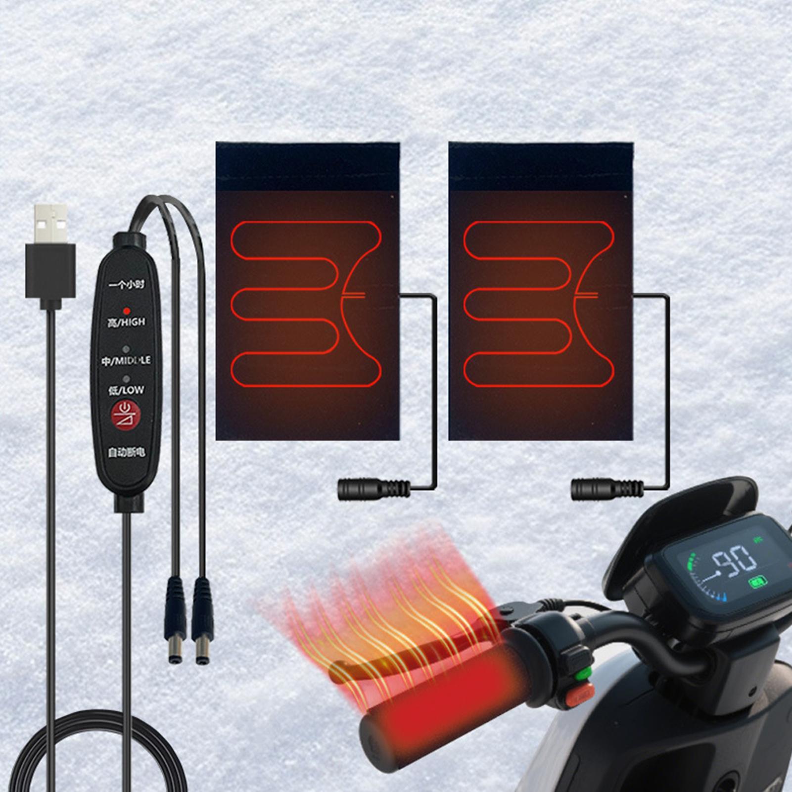 ハンドルバーグリップヒーター 5V ハンドルバーカバー 加熱 - Handlebar Grip Heated のレビューと価格