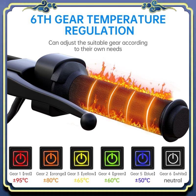 AU16-オートバイ加熱グリップハンドルバー USB 調整可 - Handlebar Grip Heated のレビューと価格
