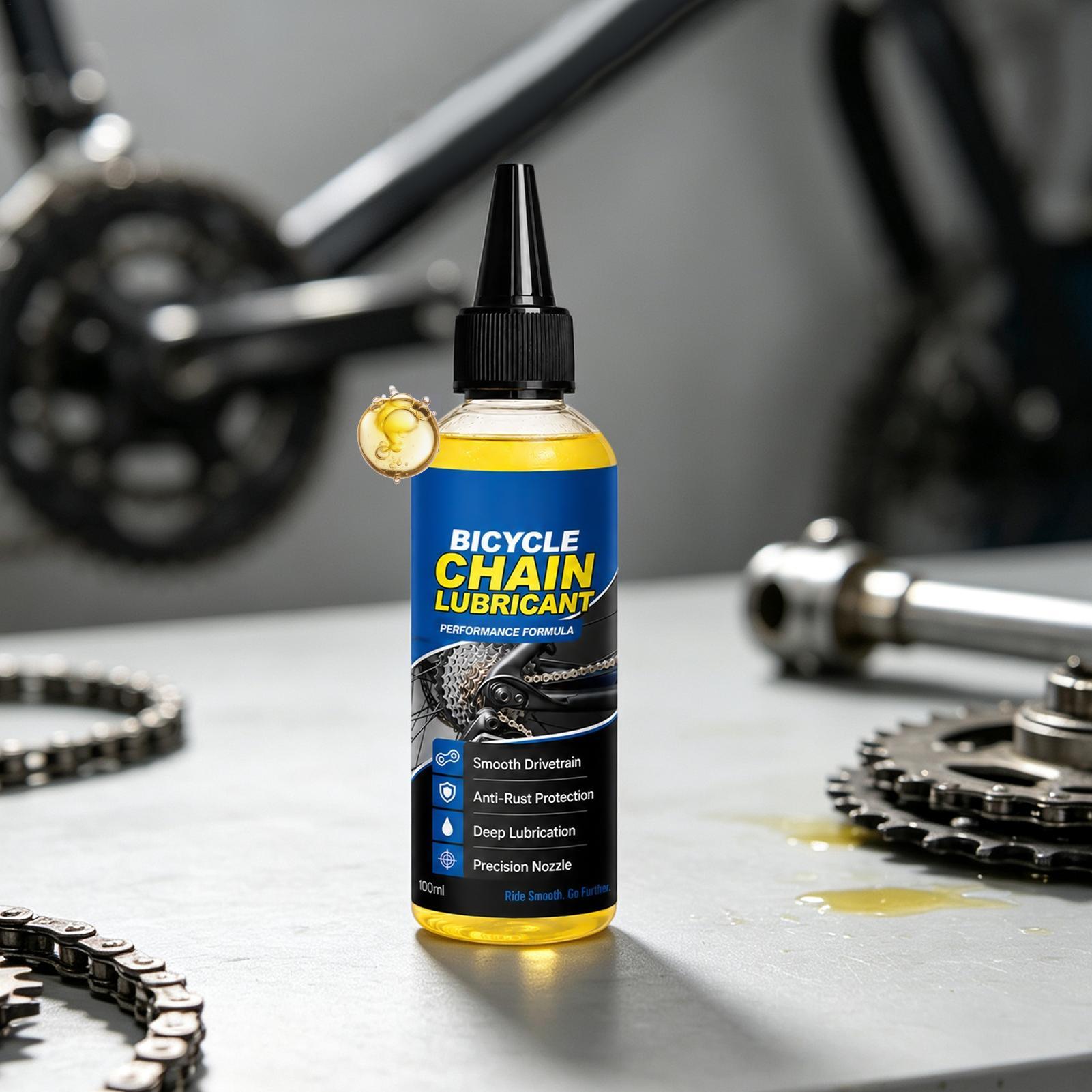 自転車用チェーン潤滑油 100ml。長期間効果が持続し、錆を - Motorcycle Gear Oil For Chain のレビューと価格