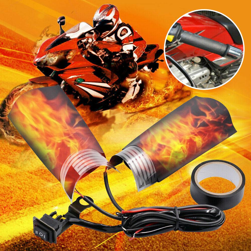 オートバイ用ヒートハンドルグリップ、スノーモービルATVハン - Handlebar Grip Heated のレビューと価格
