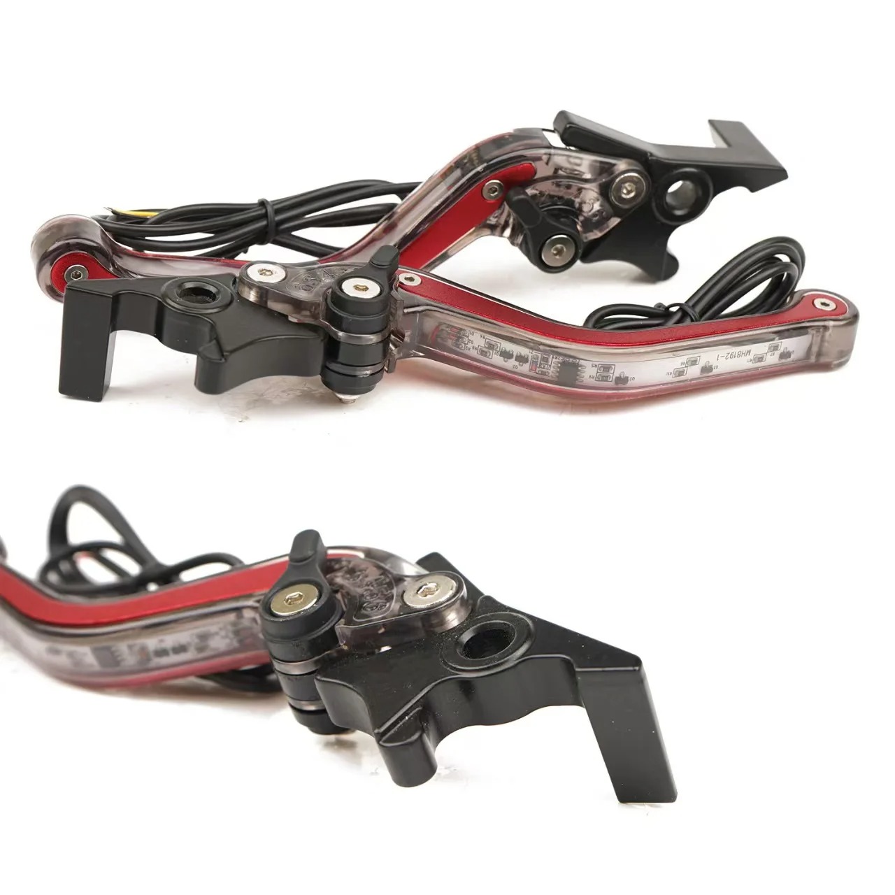1ペアユニバーサルオートバイ改造クラッチレバーブレーキレバー - Motorcycle Gear Lever Extender のレビューと価格