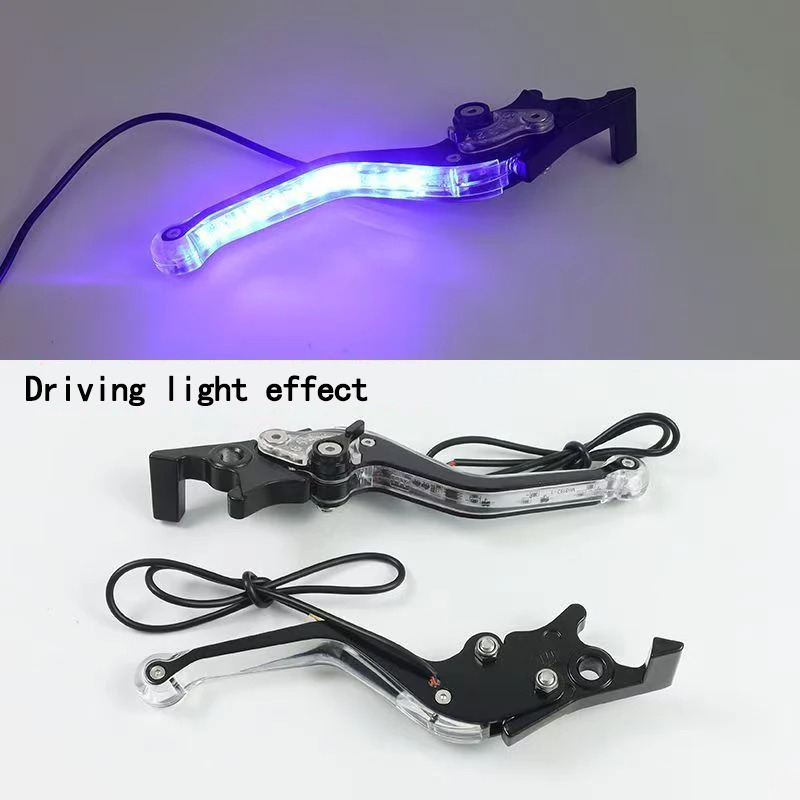 1ペアユニバーサルオートバイ改造クラッチレバーブレーキレバー - Motorcycle Gear Lever Extender のレビューと価格