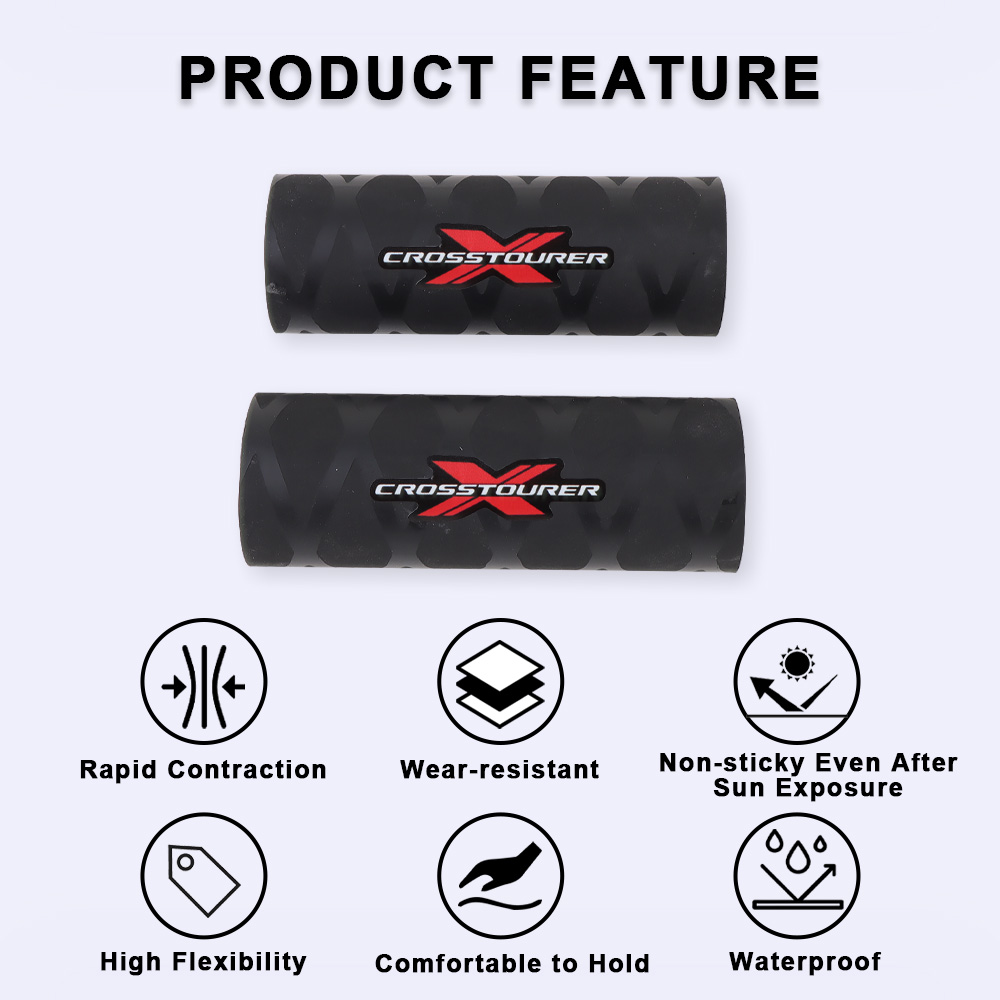 オートバイハンドルバーゴムカバー熱収縮グリップ手袋アクセサリ - Handlebar Grip Heated のレビューと価格