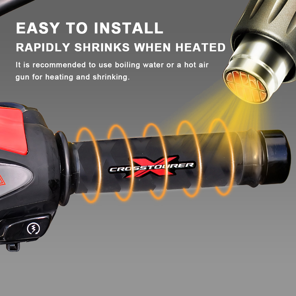 オートバイハンドルバーゴムカバー熱収縮グリップ手袋アクセサリ - Handlebar Grip Heated のレビューと価格