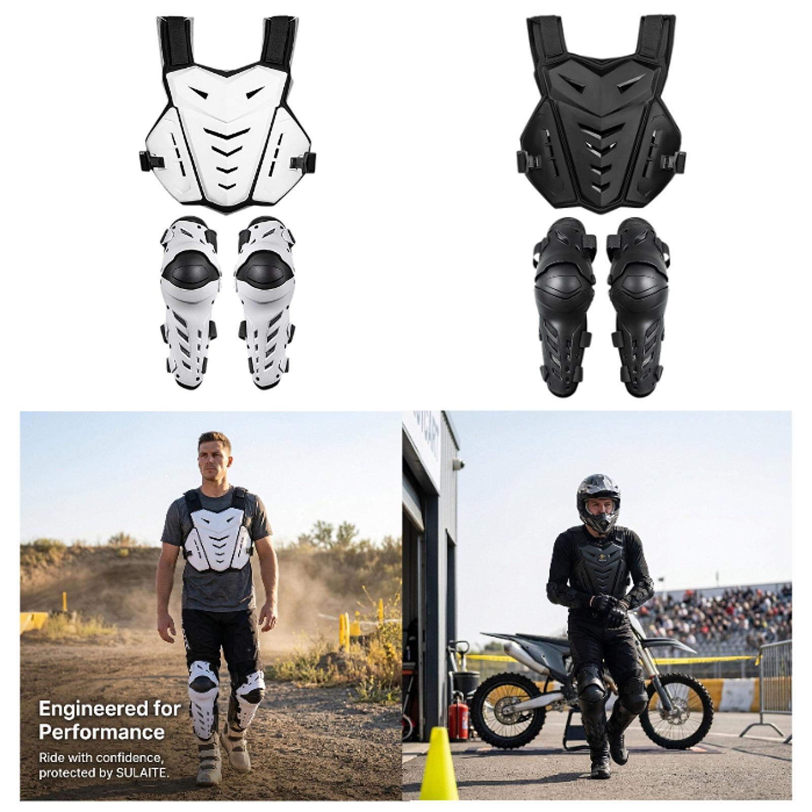 人間工学に基づいた胸部プロテクター、膝パッド、男女兼用バイク - Motorcycle Gear For Woman のレビューと価格