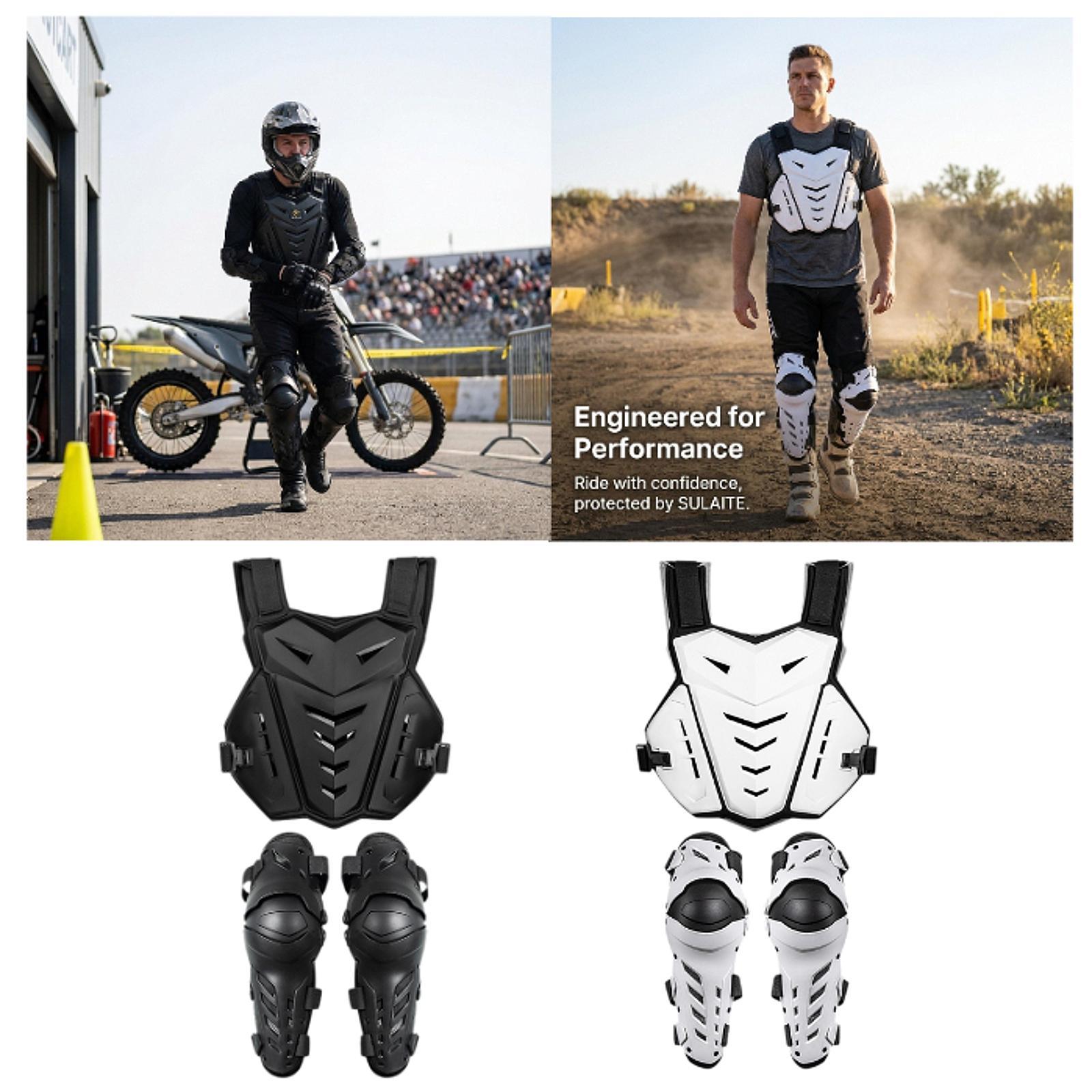 人間工学に基づいた胸部プロテクター、膝パッド、男女兼用バイク - Motorcycle Gear For Woman のレビューと価格